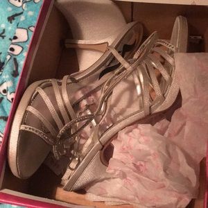 Fabulous Silver Dress heels